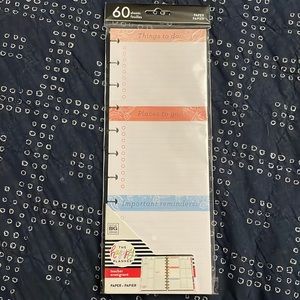 Happy Planner BIG Filler Paper - Half Sheet - Teacher